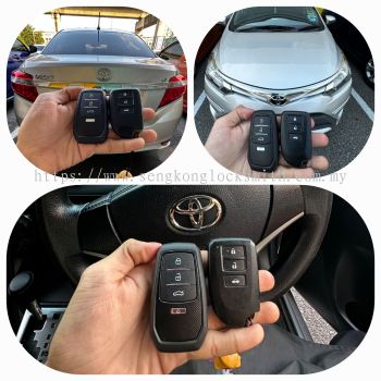 Thank you support, duplicate Toyota Vios ncp150 keyless remote control