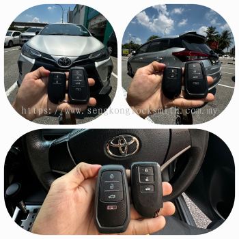 Thank you support, duplicate Toyota Yaris keyless remote control