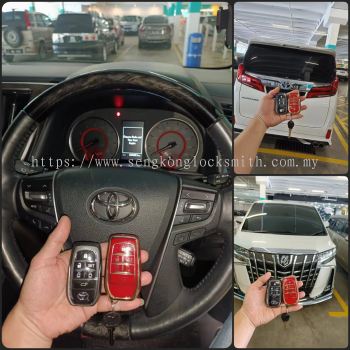 Terima kasih kepada sokongan pelanggan, kami berjaya menyalin alat kawalan jauh kereta Toyota Alphard