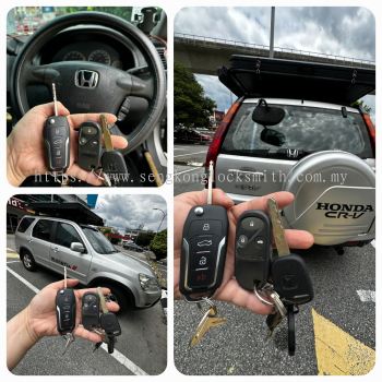 Alat kawalan jauh kunci Flip kereta Honda CRV Lama pendua