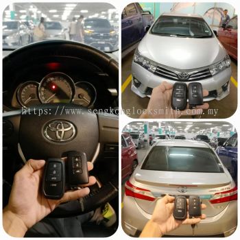 RM350 复制丰田 Altis 汽车无钥匙控制器