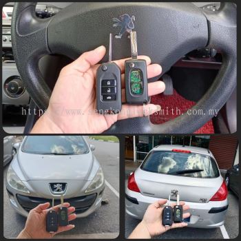 Duplicate Peugeot 308 car flip key controller