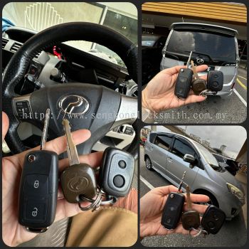 Promosi RM99 Pendua Perodua Alza car flip Key controller