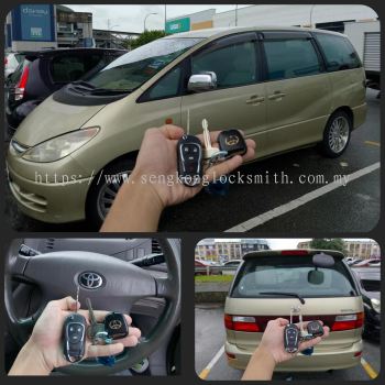 Pengawal kunci flip Kereta Toyota Estima Lama pendua