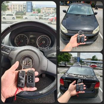 Duplicate Volkswagen polo car flip key controller