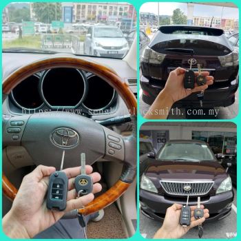 Duplicate Toyota Harrier ACU30 Car flip Key controller