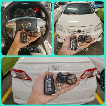 Pengawal kunci kereta Toyota Vios ncp93 pendua