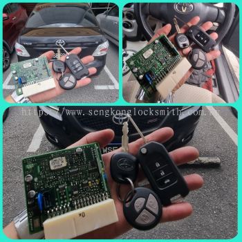 Duplicate Toyota Vios ncp93 car key controller