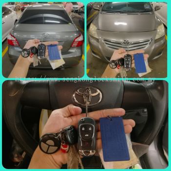 Duplicate Toyota Vios ncp93 car key controller