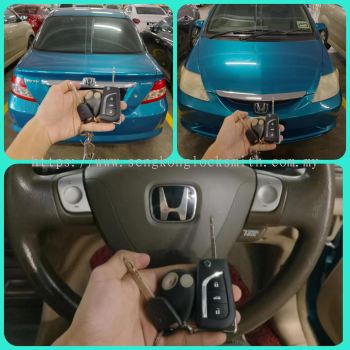 Pendua Honda City idsi kereta flip Pengawal kunci