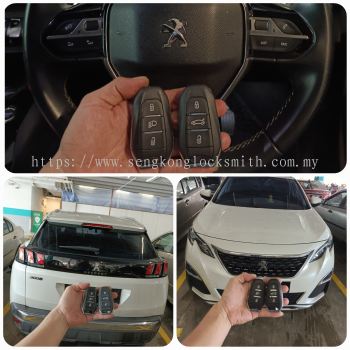 Pendua Peugeot 3008 pengawal tanpa kunci kereta