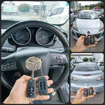 Duplicate Mazda 3 car flip Key controller