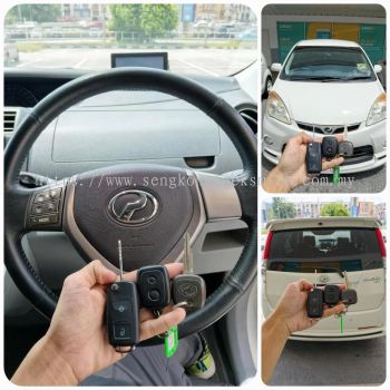 Promotion RM99 Duplicate Perodua Alza car flip Key controller