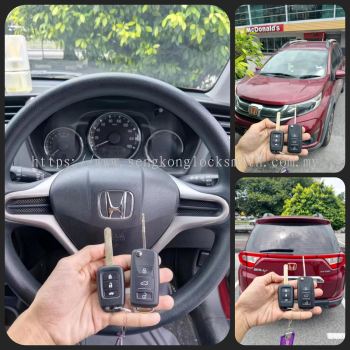 Duplicate Honda BRV car flip key remote control