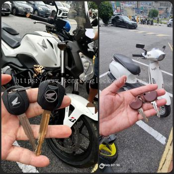 Kunci motosikal honda pendua Kunci motosikal Vespa pendua