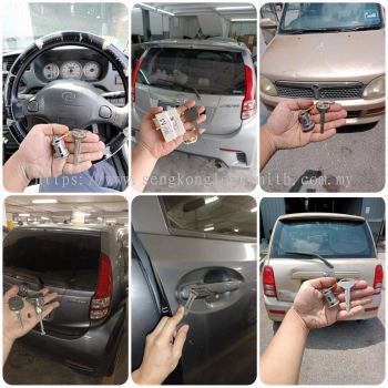 Semua kunci kereta hilang Kami datang ke pintu pelanggan untuk membuka kunci kereta dan membuat kunci dan cip kereta.