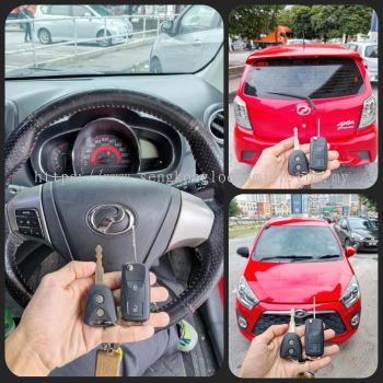 Promosi RM128 Pendua Perodua Axia car flip Key controller