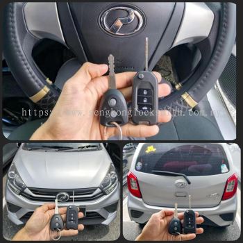 Promosi RM128 Pendua Perodua Axia car flip Key controller