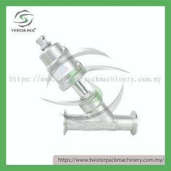 Product Information Section Piping Sanitary Stainless Steel 304 Pneumatic Angle Seat Piston Valve | 1" , 1.2" l DN25 DN32