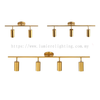 Nordic Gold Ceiling Light or Wall  64104/2,3,4 - GU10