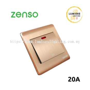 Zenso Switch Metallo 20a Rose Gold