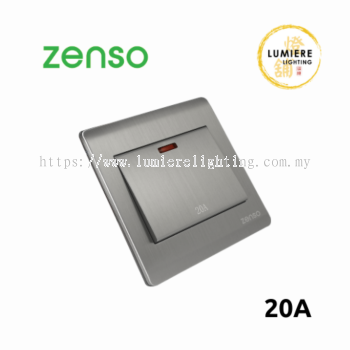 Zenso Switch Metallo 20a Silver