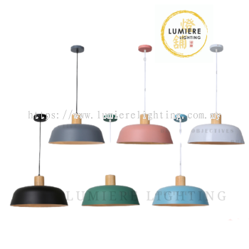 Nordic Minimalist Single Pendant Light 12630-380