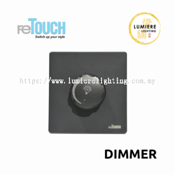 Retouch Switch Dimmer Matte Grey