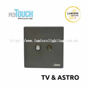 Retouch Switch TV/Astro Matte Grey