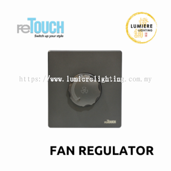 Retouch Switch Fan Regulator Matte Grey