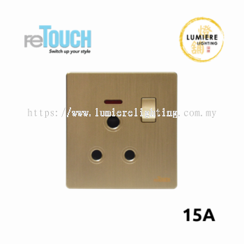 Retouch Switch 15a Texture Gold