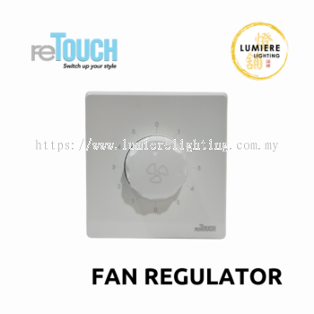 Retouch Switch Fan Regulator White