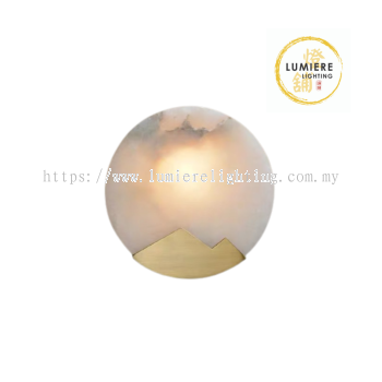 Nordic Gold Marble Wall Light 