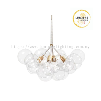  Nordic Post Modern Creative Clearn Bubble Glass Pendant Light