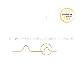 Nordic Minimalist Gold Pendant Light 