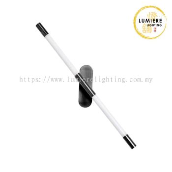 Linear Black Wall Light