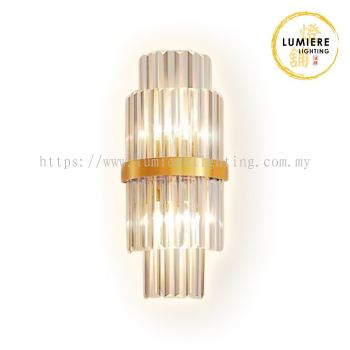 Post Modern Nordic Gold Luxury Crystal Wall Light