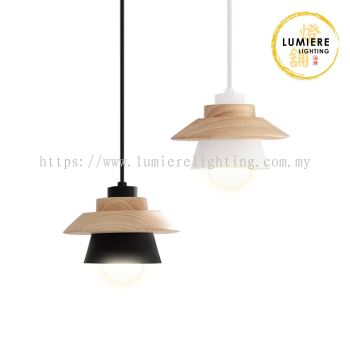 Post Modern Wood Minimalist Pendant Light