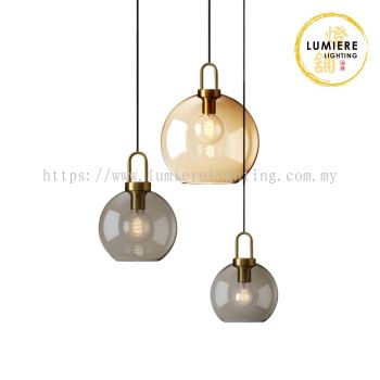 Post Modern Minimalist Globe Single Pendant Light