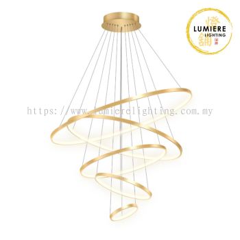 Post Modern Minimalist Hairline Gold Luxury Pendant Light