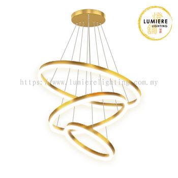 Post Modern Minimalist Hairline Gold Luxury Pendant Light