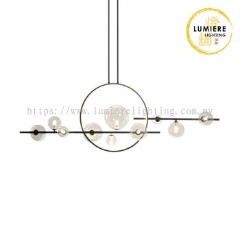 Post Modern Minimalist Nordic Contemporary Clear Glass Pendant Light