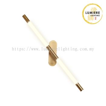 Post Modern Minimalist Linear Gold Wall Light