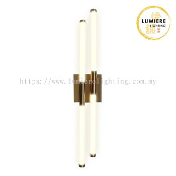 Post Modern Minimalist Linear Gold Wall Light