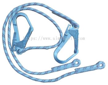 AIM SAFETY CLIMBER LANYARD C/W LARGE HOOK AIS-Lanyard-1