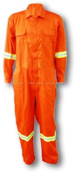 AIM COTTON COVERALL  3 LINE