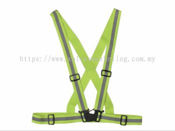 High Visibility Reflective Elastic Belt Vest