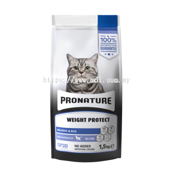 PRONATURE WEIGHT PROTECT CAT - ANCHOVY & RICE