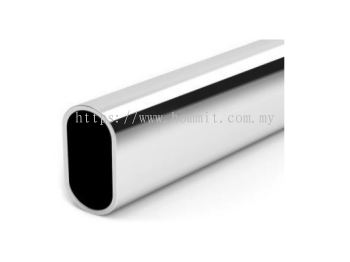 Oval Pipe Chrome