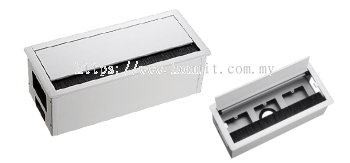 Aluminium Rectangular Wire Cover with Hole